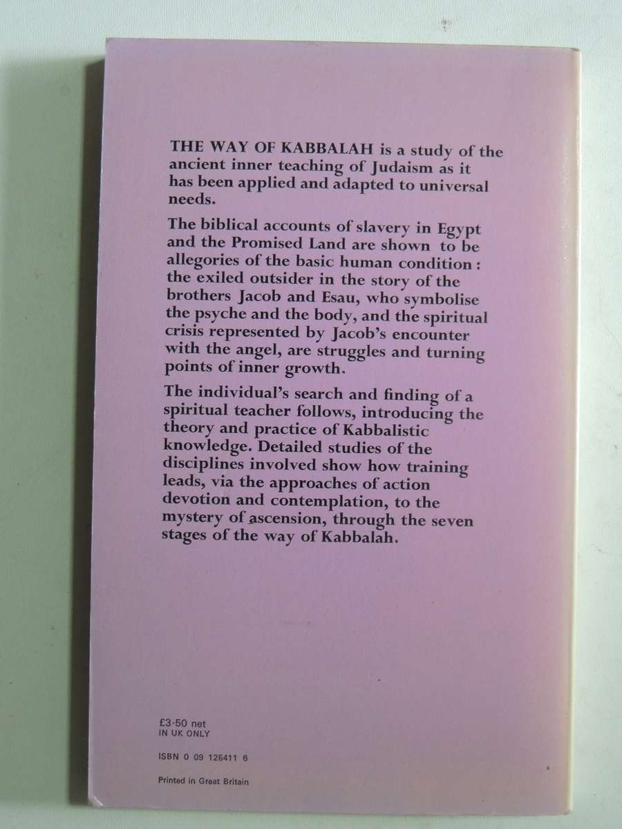 The Way Of Kabbalah - Z'ev Ben Shimon Halevi