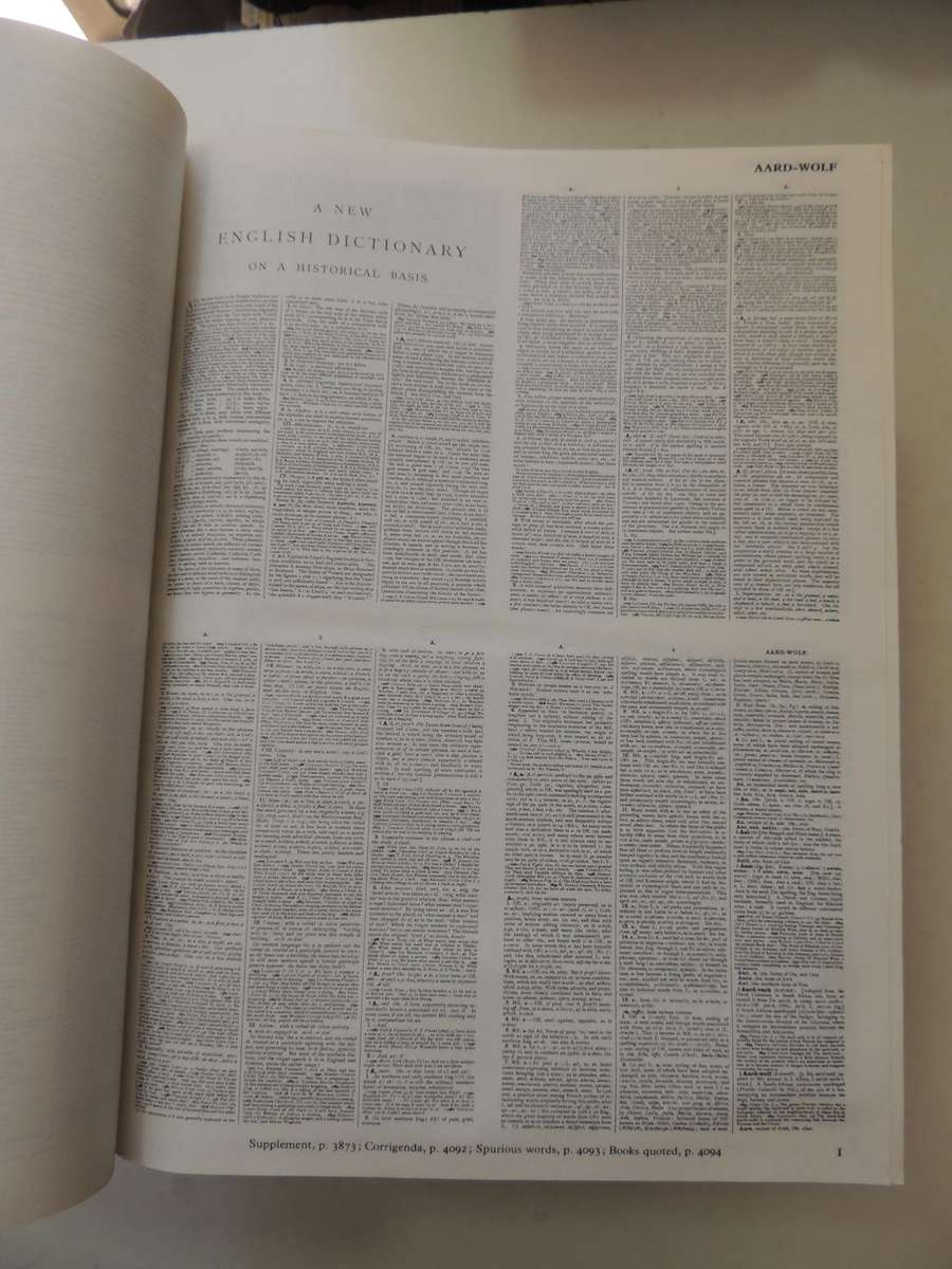 The Compact Edition of the Oxford English Dictionary, Complete Text, Reproduced Micrographically, 2V
