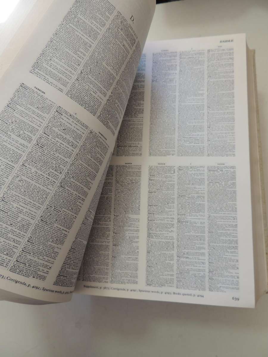 The Compact Edition of the Oxford English Dictionary, Complete Text, Reproduced Micrographically, 2V