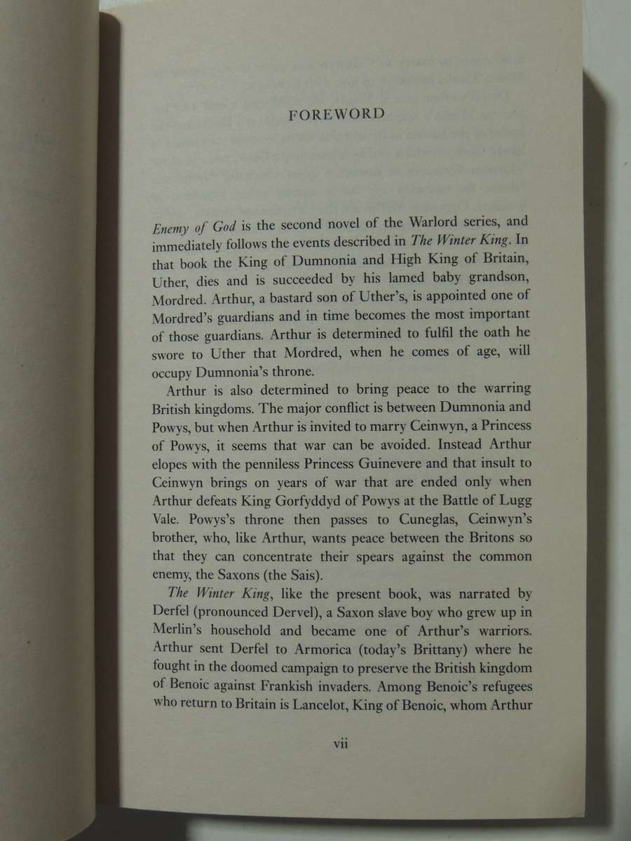 Enemy of God - Bernard Cornwell