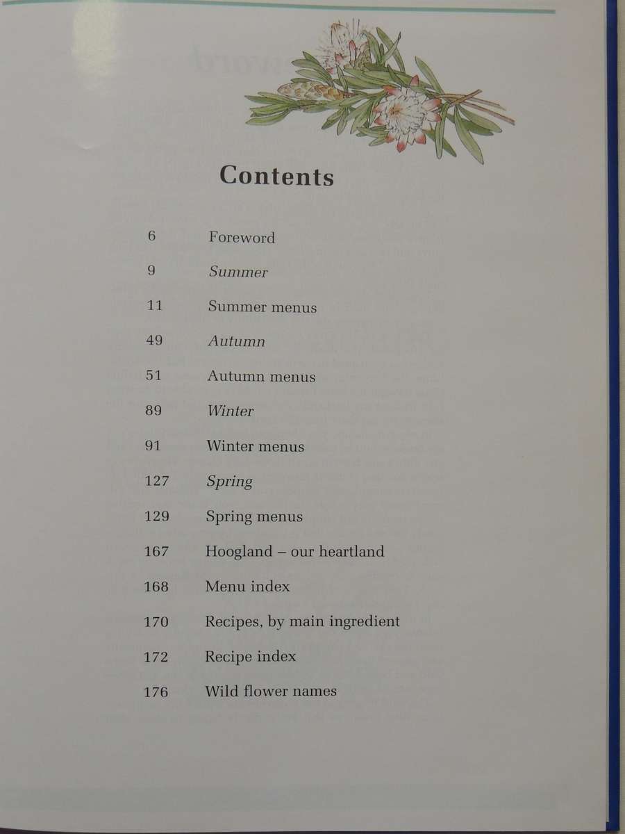 Seasonal Menus - Annette Human