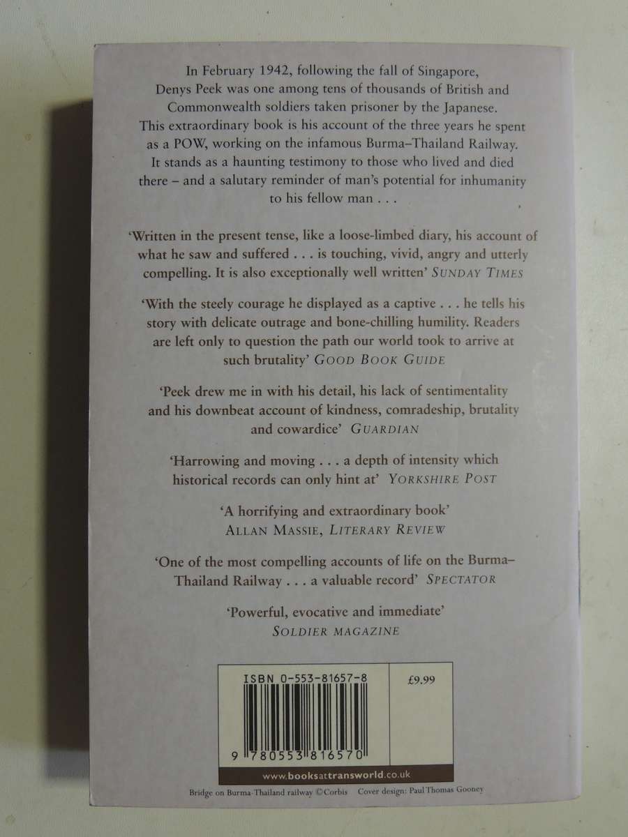 One Fourteenth Of An Elephant: A Memoir Of Life And Death On The Burma-Thailand And Railway Ian Deny