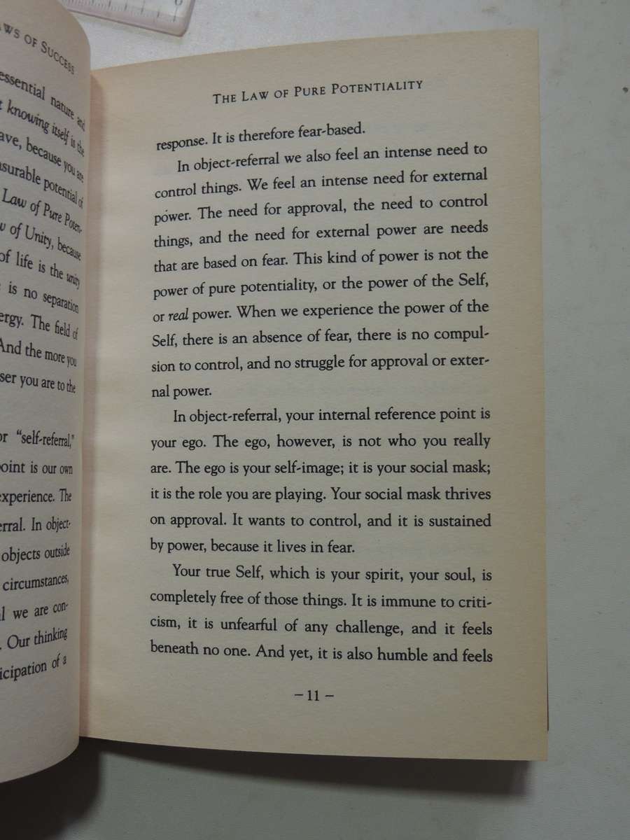 The Seven Spiritual Laws Of Success: A Practical Guide To The Fulfilment Of Your Dreams Deepak Chopr