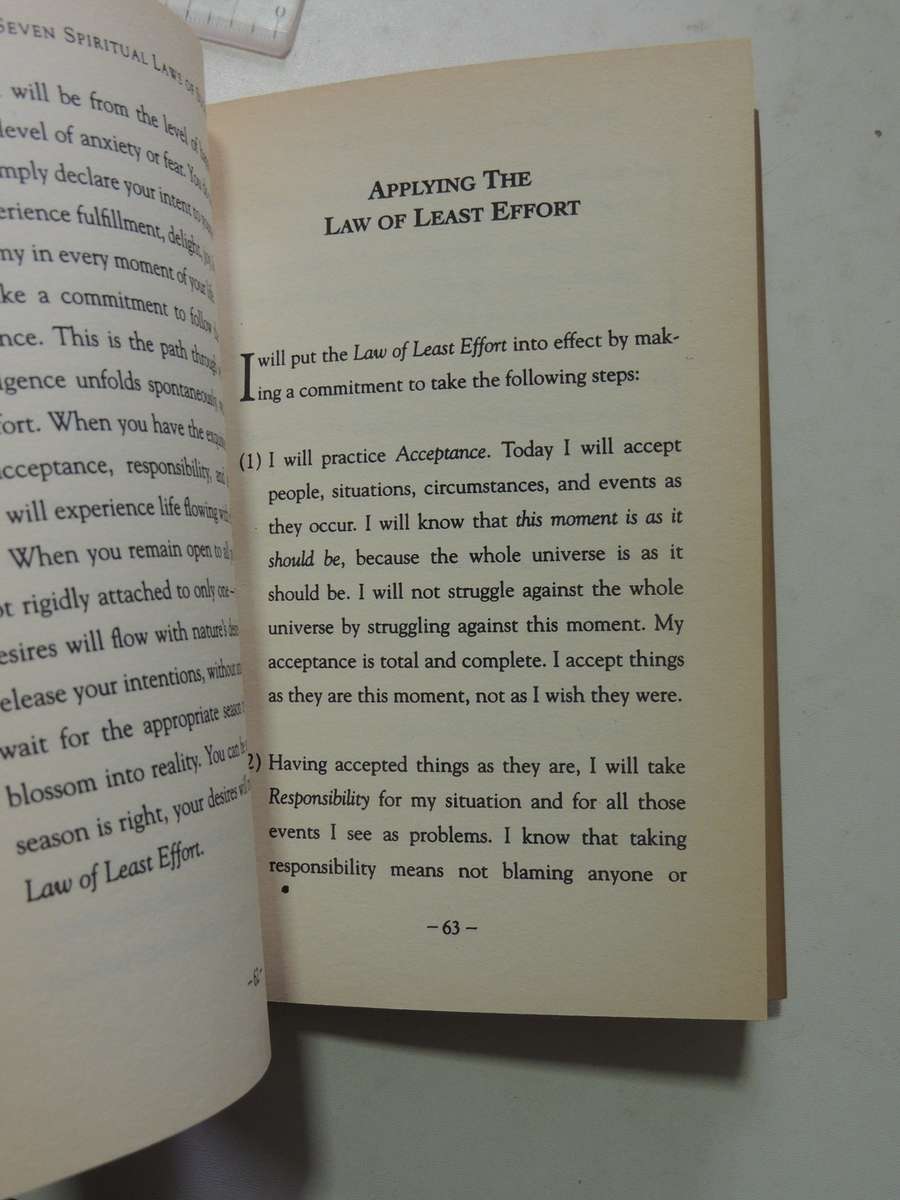 The Seven Spiritual Laws Of Success: A Practical Guide To The Fulfilment Of Your Dreams Deepak Chopr