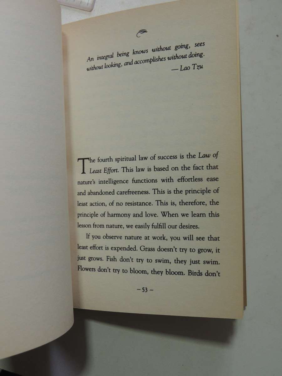 The Seven Spiritual Laws Of Success: A Practical Guide To The Fulfilment Of Your Dreams Deepak Chopr