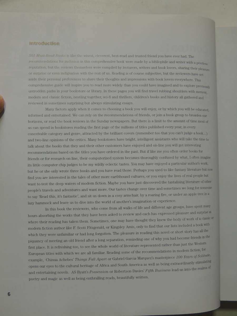 501 Must-Read Books