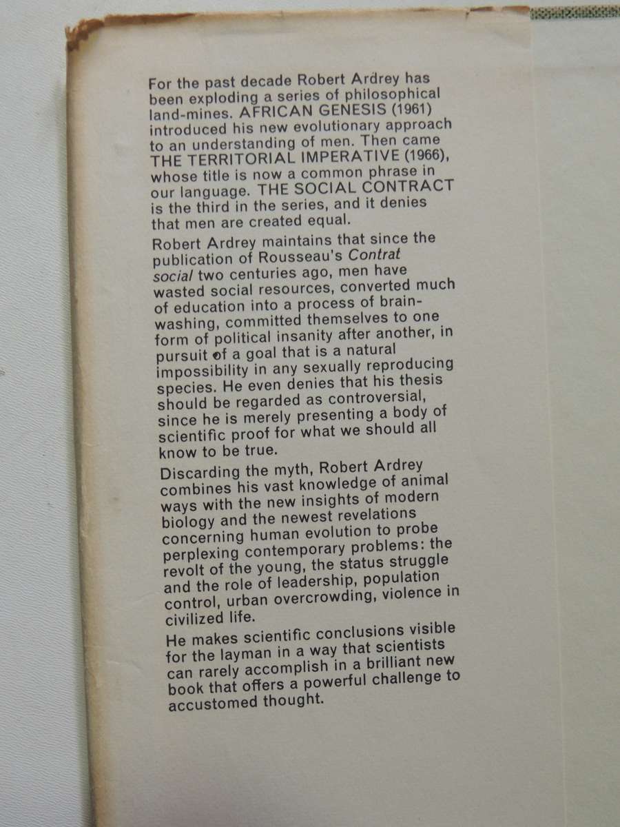 The Social Contract - Robert Ardrey