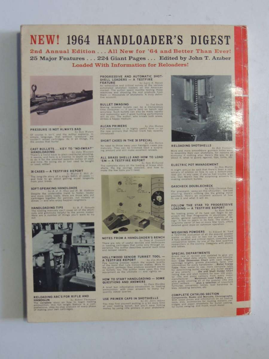 Handloader's Digest: 1964 2nd Anniversay Deluxe Edition - Ed John T. Amber