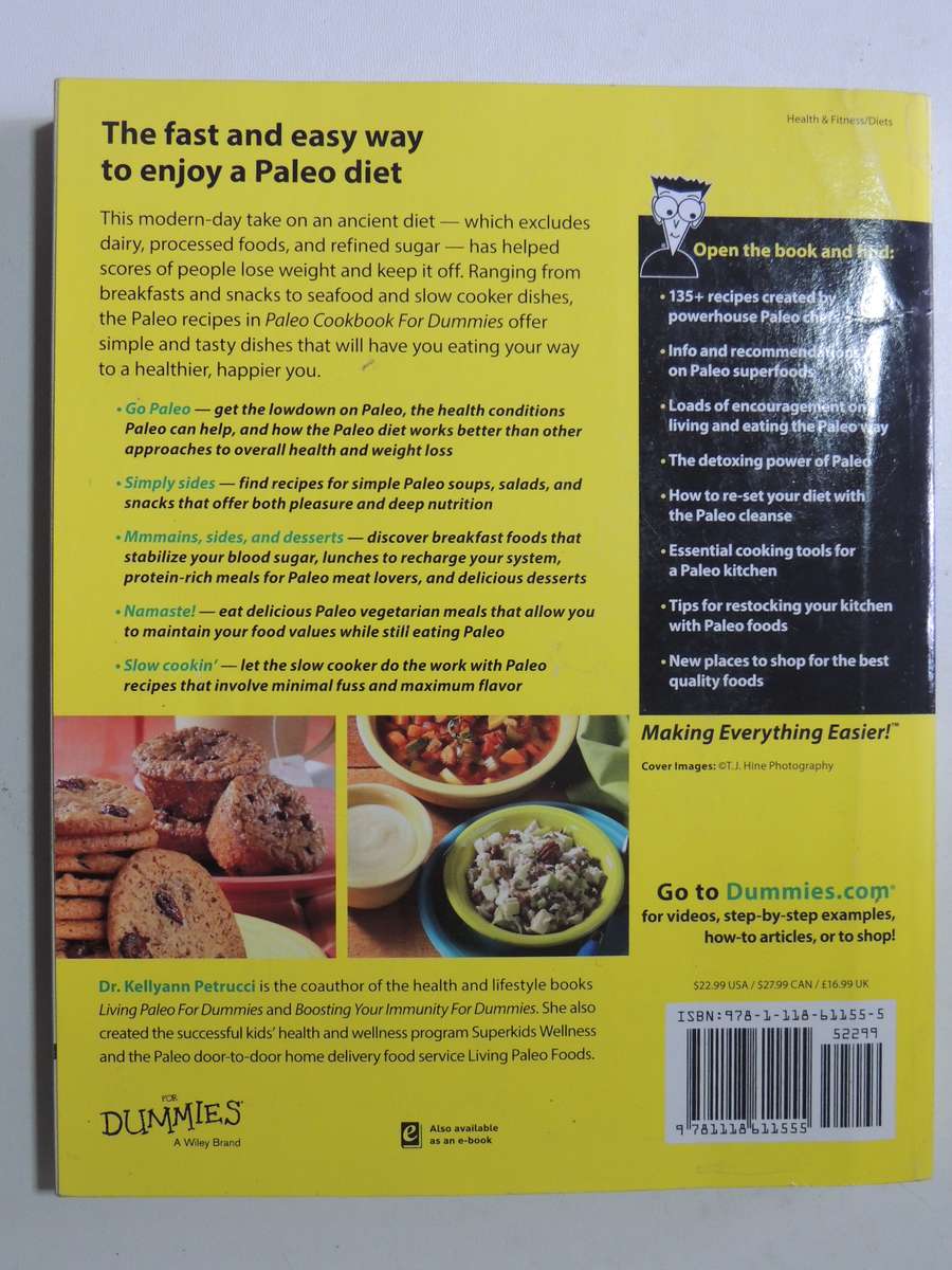 Paleo Cookbook for Dummies - Dr Kellyann Petrucci