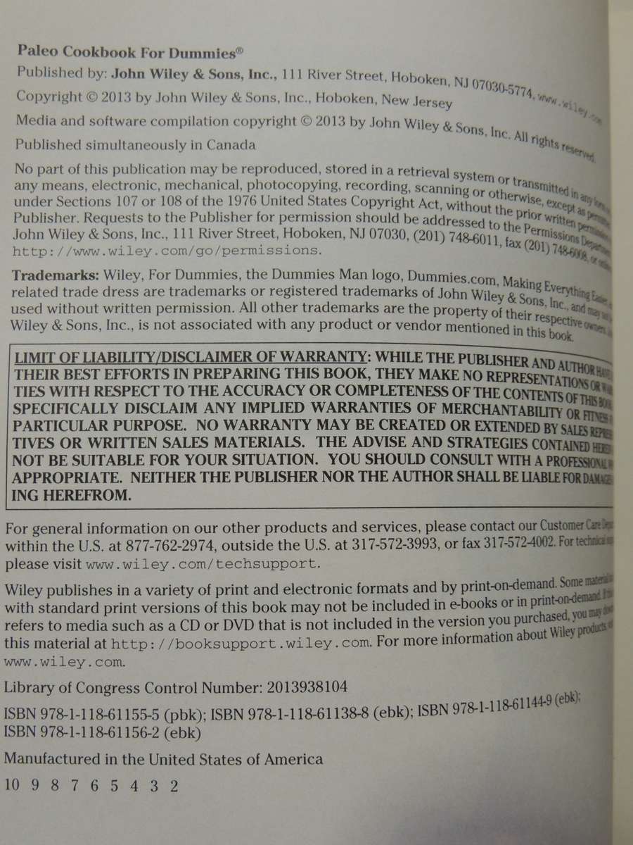 Paleo Cookbook for Dummies - Dr Kellyann Petrucci