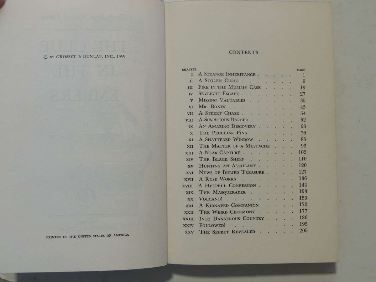 The Clue In The Embers - Franklin W. Dixon   Circa 1950s