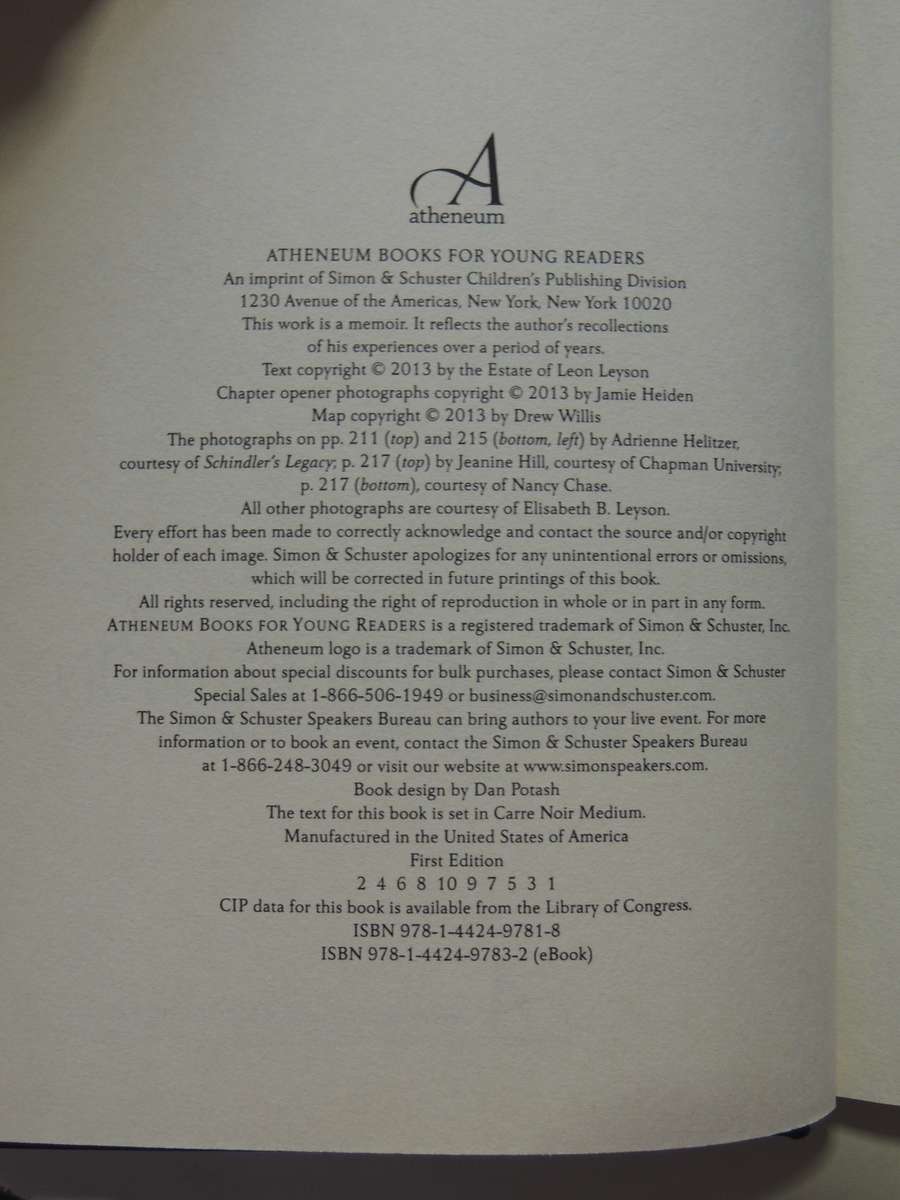 The Boy On The Wooden Box - Leon Leyson