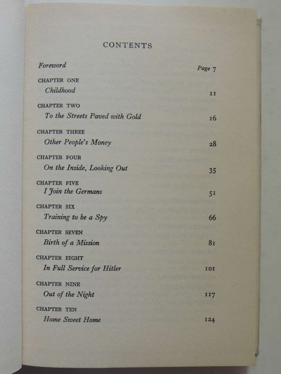 The Eddie Chapman Story - Frank Owen   1st Edition 1953