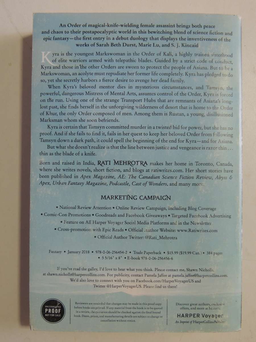 Markswoman - Book 1 Of Asiana - Rati Mehrotra