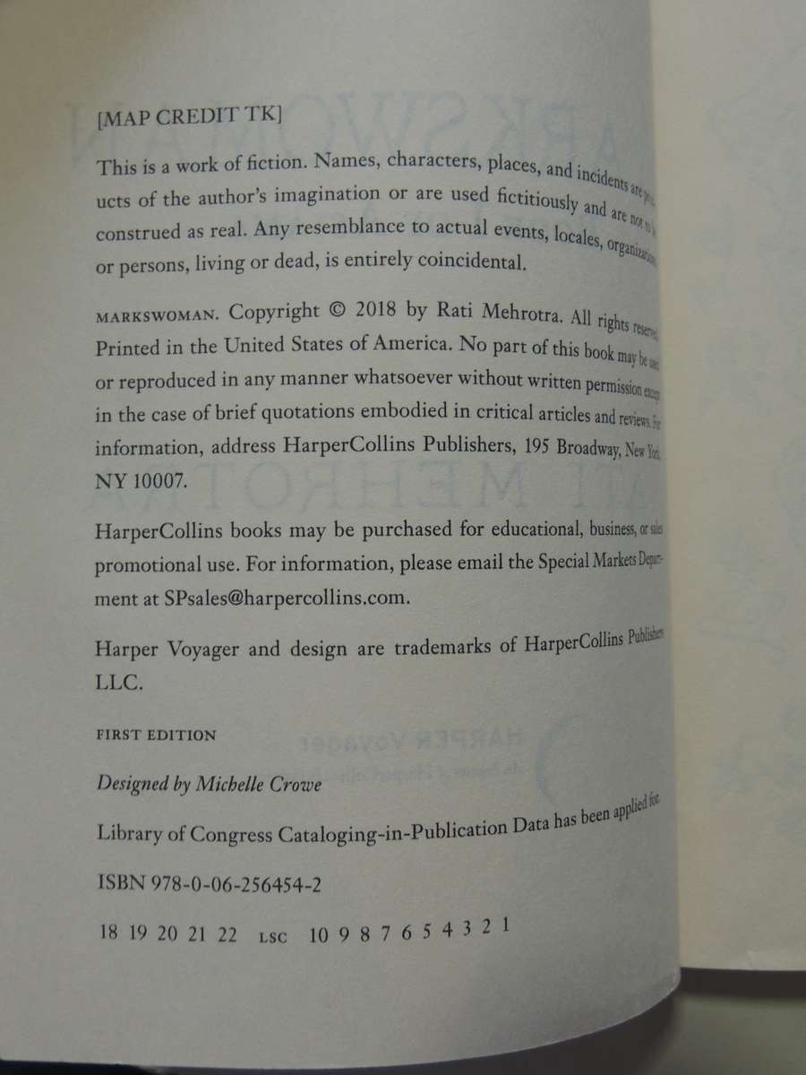 Markswoman - Book 1 Of Asiana - Rati Mehrotra