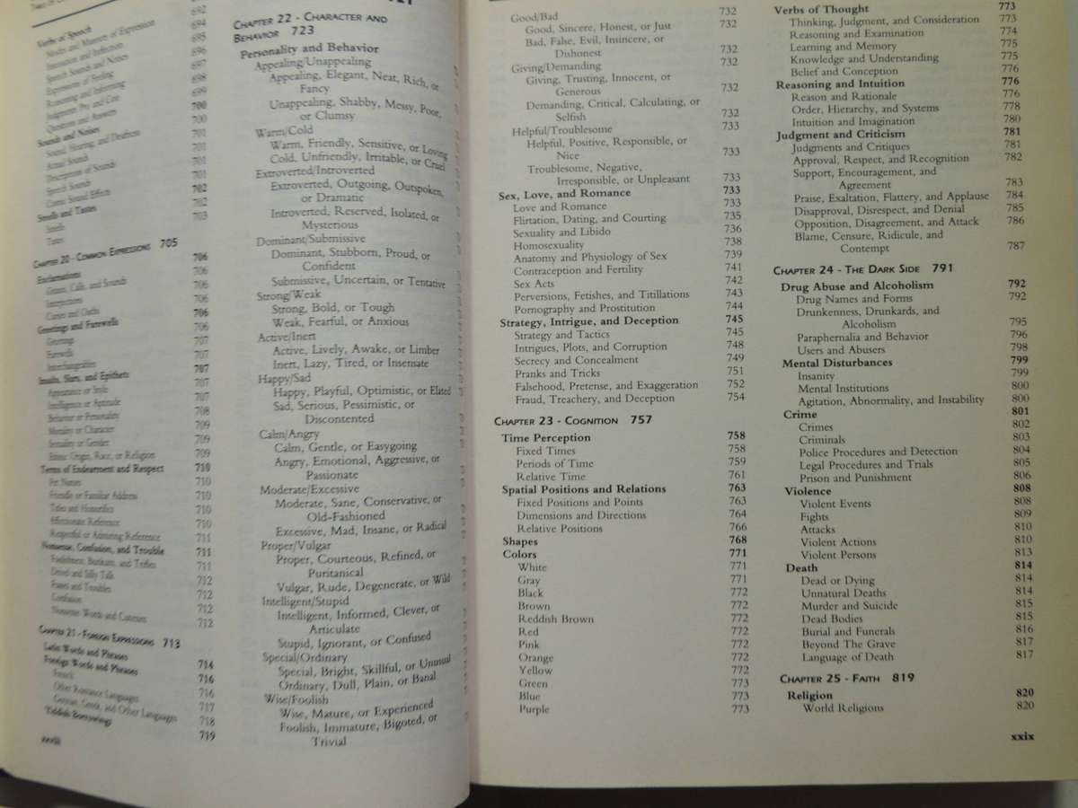 Random House Word Menu