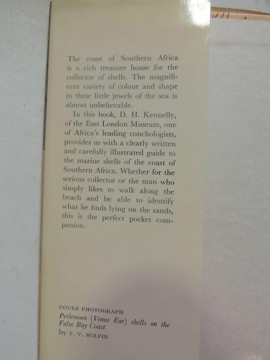 Marine Shells Of A Southern Africa - D.H. Kennelly