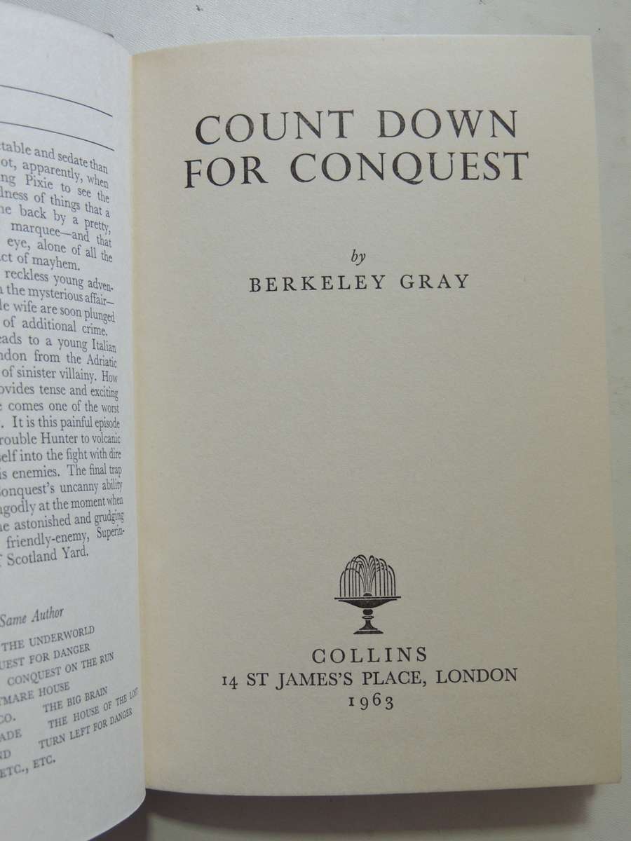 Count Down For Conquest - Berkeley Gray