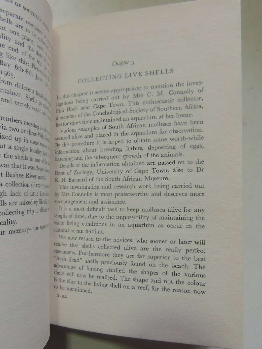 Marine Shells Of A Southern Africa - D.H. Kennelly