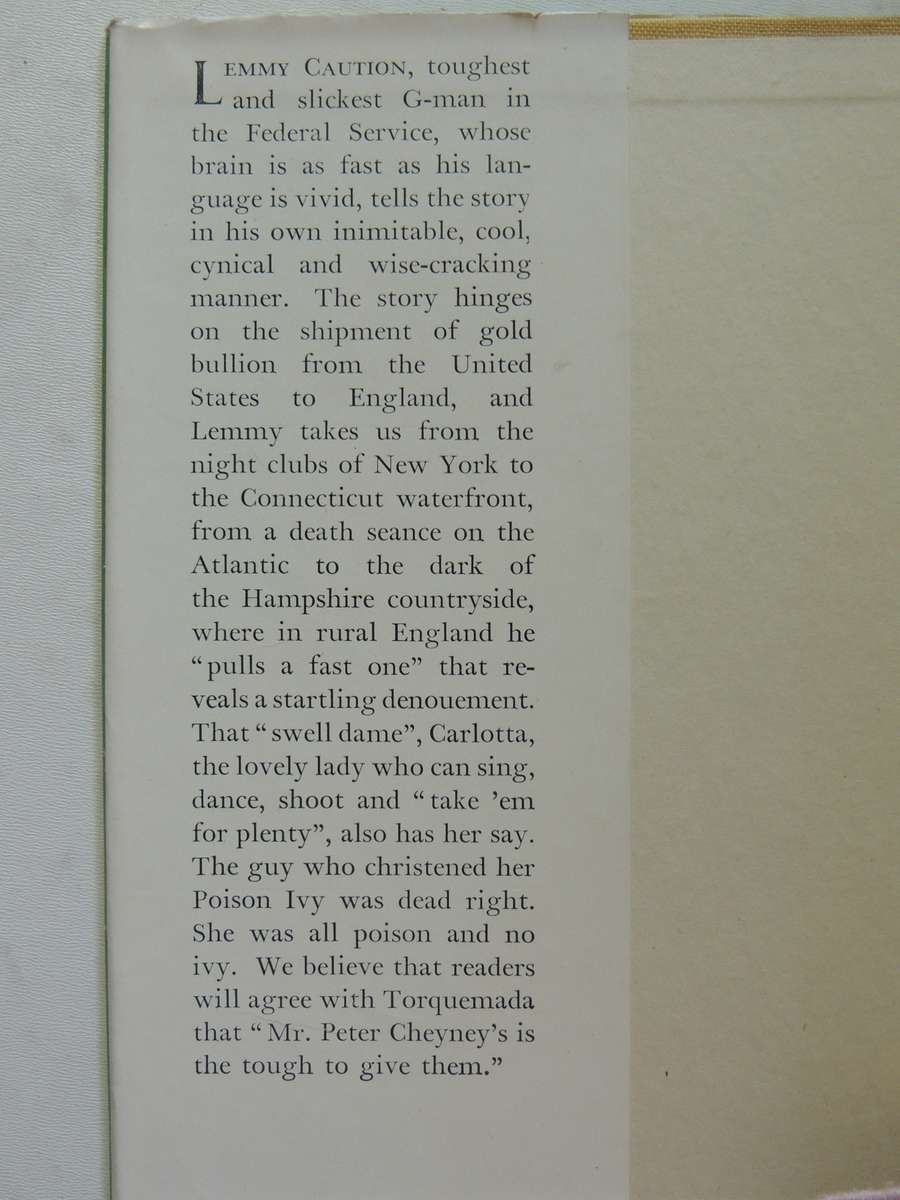 Poison Ivy - Peter Cheyney