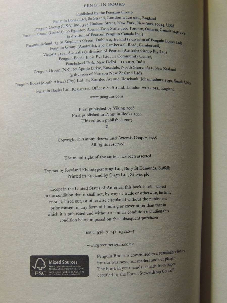 Stalingrad - Antony Beevor