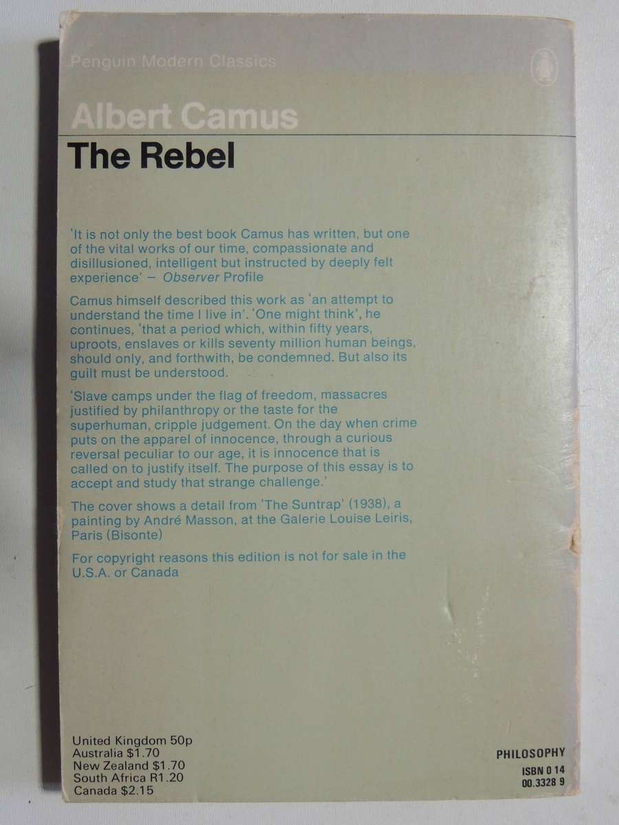 The Rebel - Albert Camus