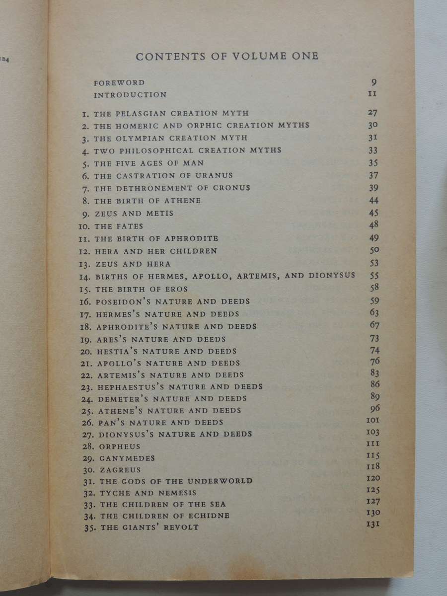 The Greek Myths: Vols 1 & 2- Robert Graves