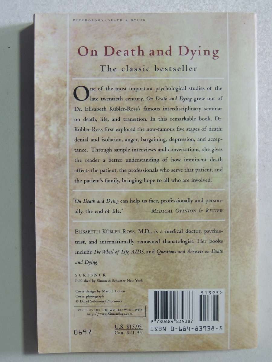 On Death And Dying - Elisabeth Kubler-Ross M.D.