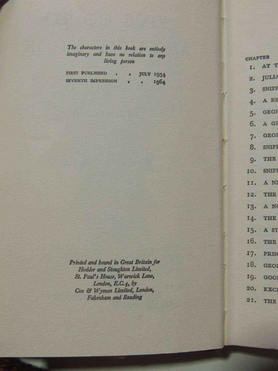 Five Go To Mystery Moor (7th Impression 1964)-  Enid Blyton