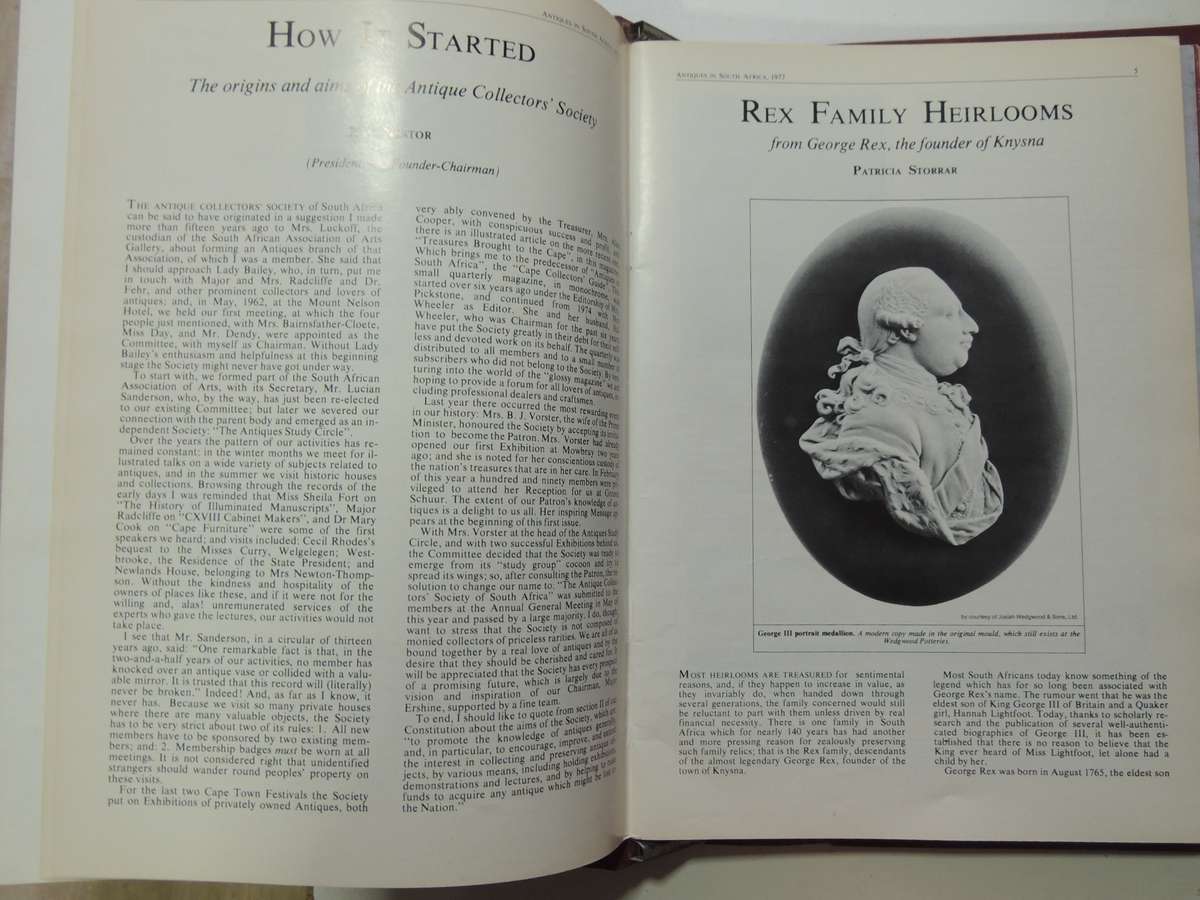 Antiques In South Africa ( 21 Issues In 4 Leatherette Binders)