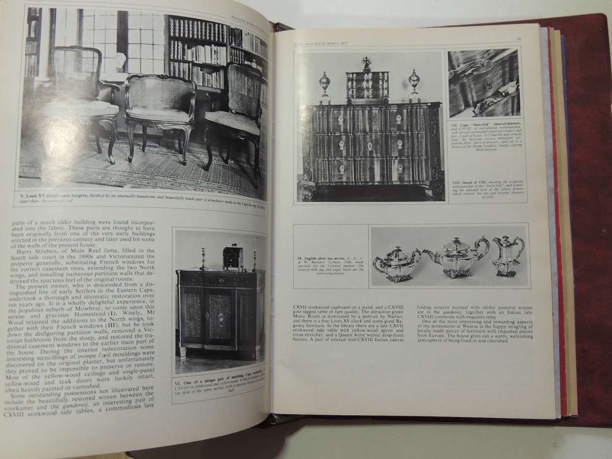 Antiques In South Africa ( 21 Issues In 4 Leatherette Binders)