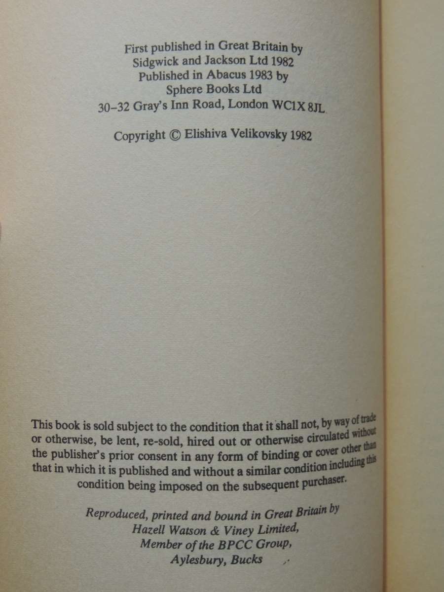 Mankind In Amnesia - Immanuel Velikovsky