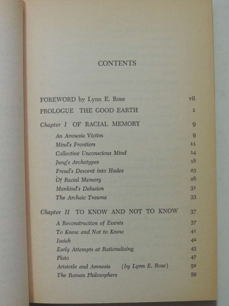 Mankind In Amnesia - Immanuel Velikovsky