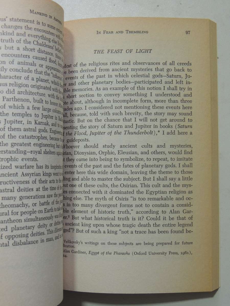 Mankind In Amnesia - Immanuel Velikovsky