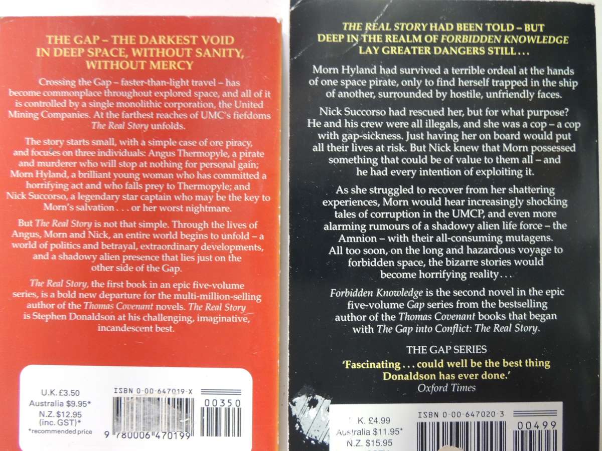 4 Vol Set: The GAP Into Conflict, Vision, Power, Madness - Stephen Donaldson