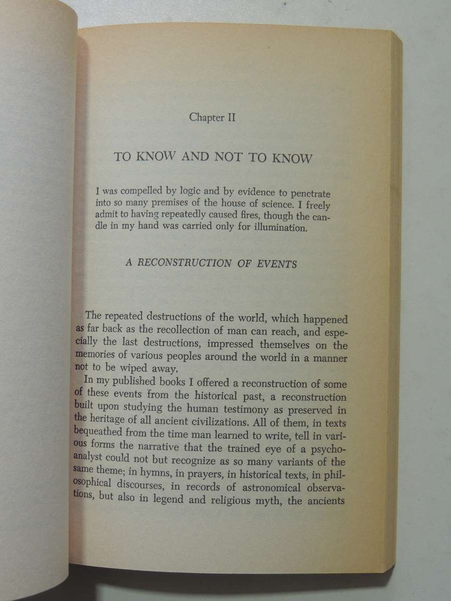 Mankind In Amnesia - Immanuel Velikovsky