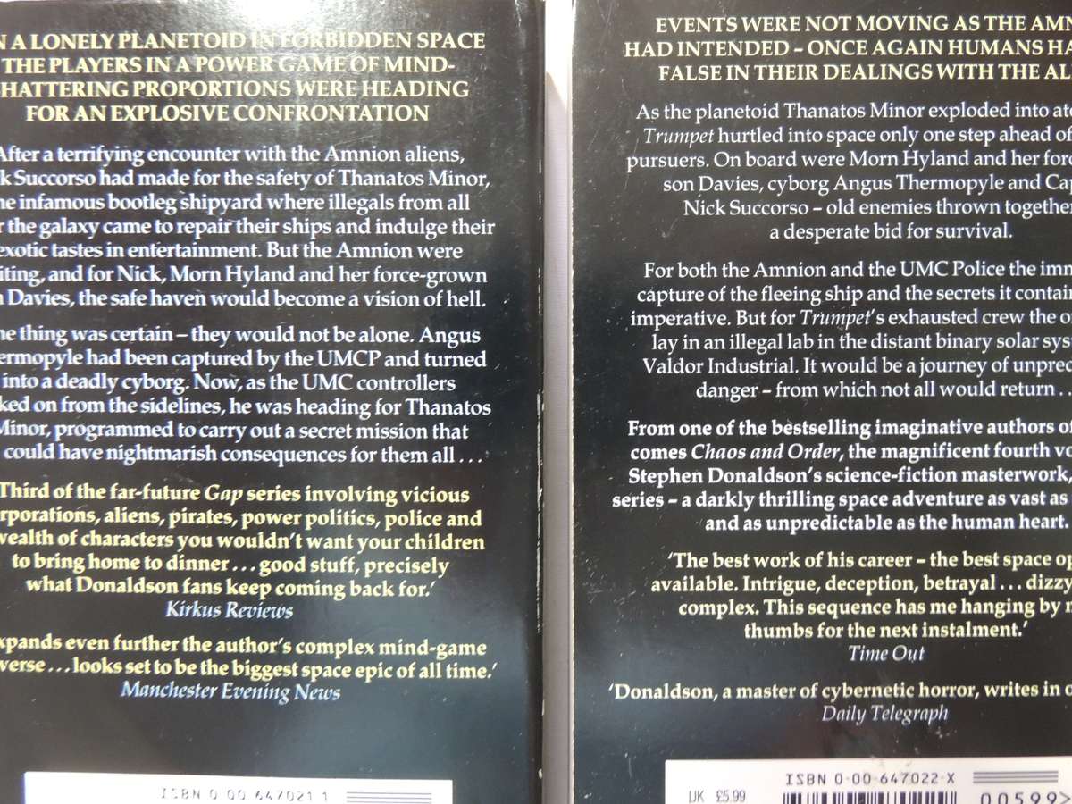 4 Vol Set: The GAP Into Conflict, Vision, Power, Madness - Stephen Donaldson