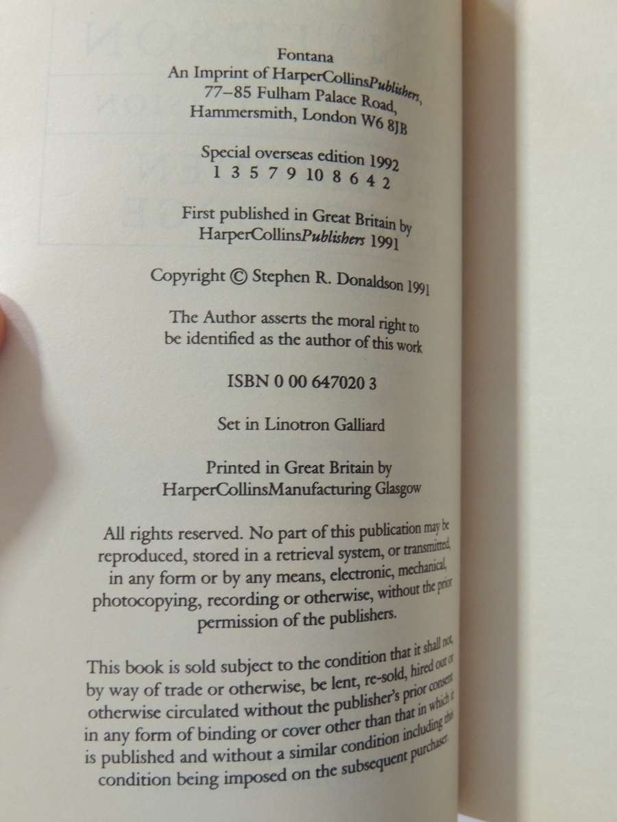 4 Vol Set: The GAP Into Conflict, Vision, Power, Madness - Stephen Donaldson