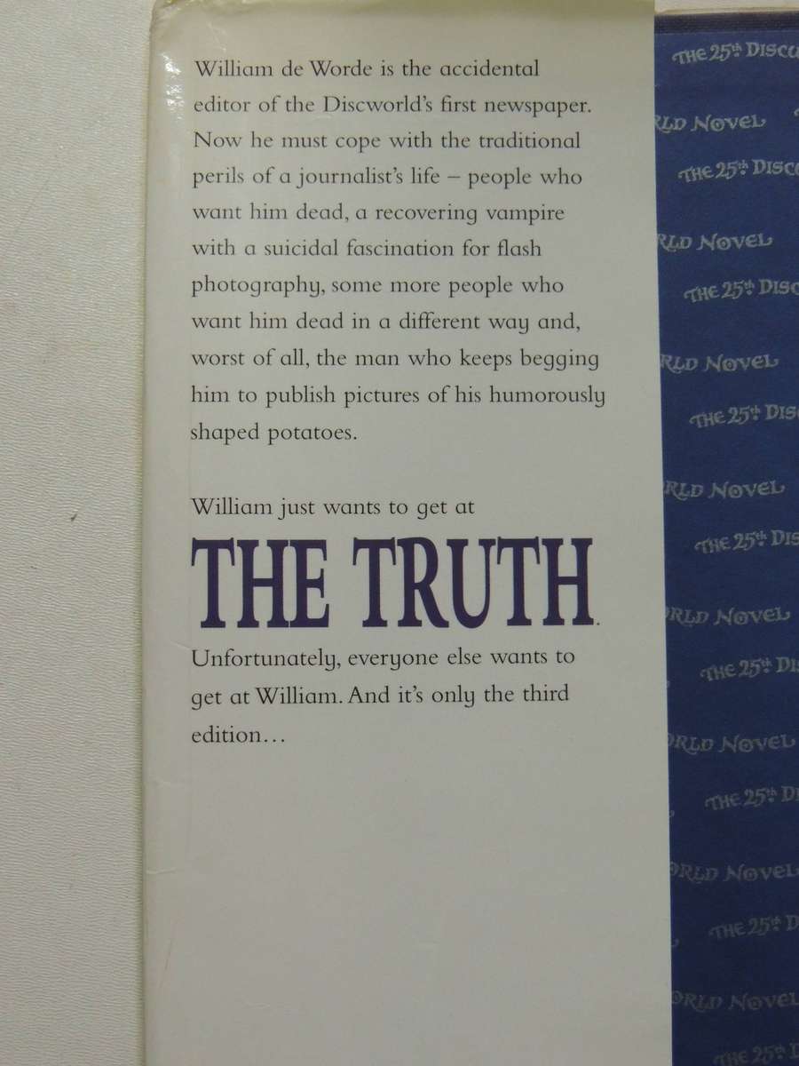 The Truth (1st Edition 2000)-  Terry Pratchett