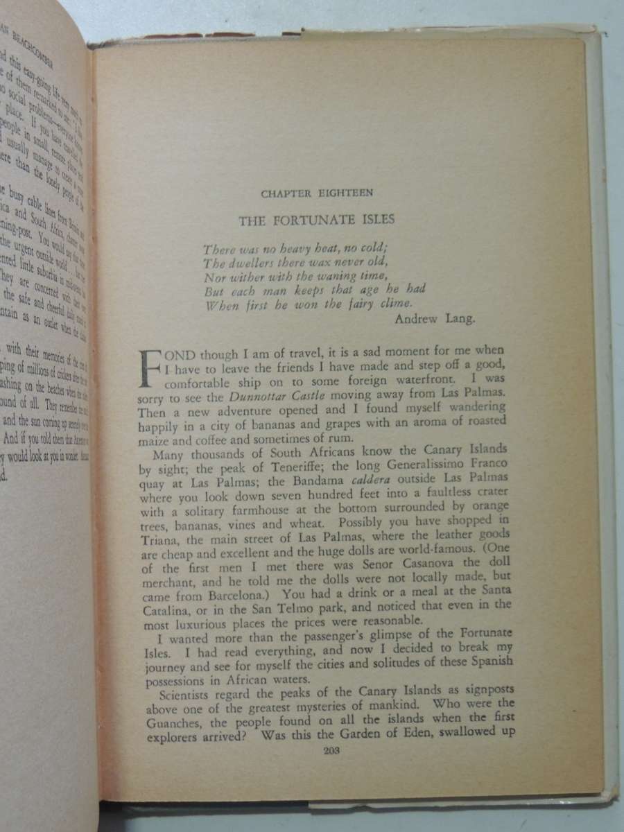 South African Beachcomber - Lawrence G. Green  1958 1st edition