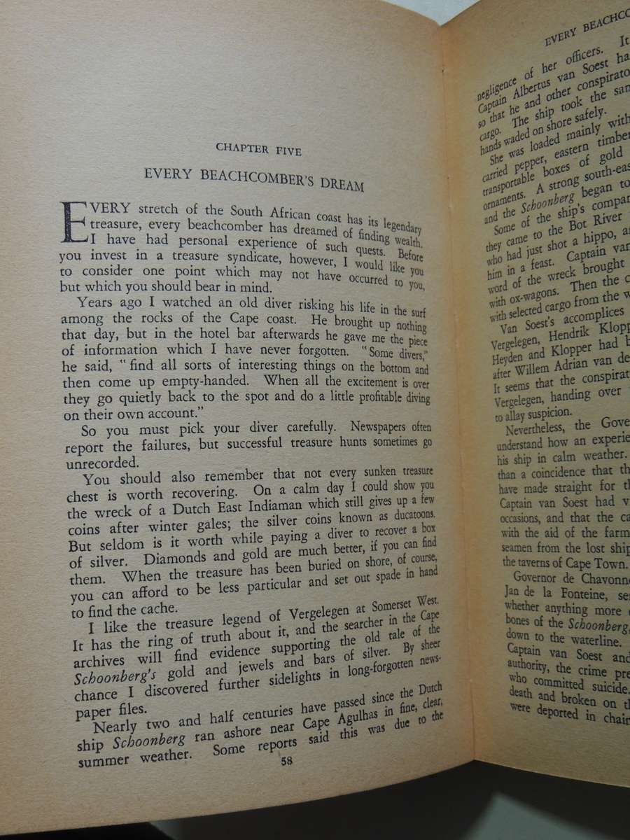 South African Beachcomber - Lawrence G. Green  1958 1st edition