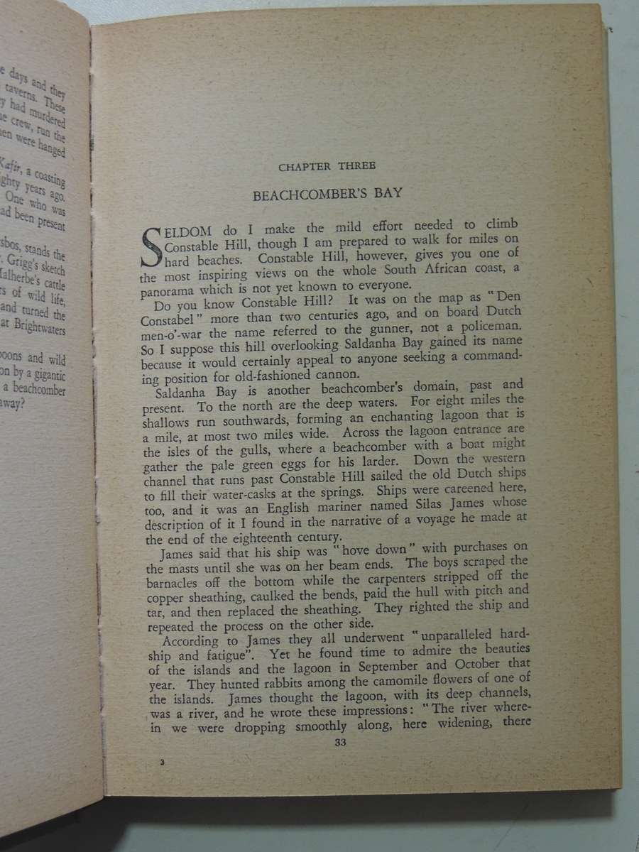 South African Beachcomber - Lawrence G. Green  1958 1st edition