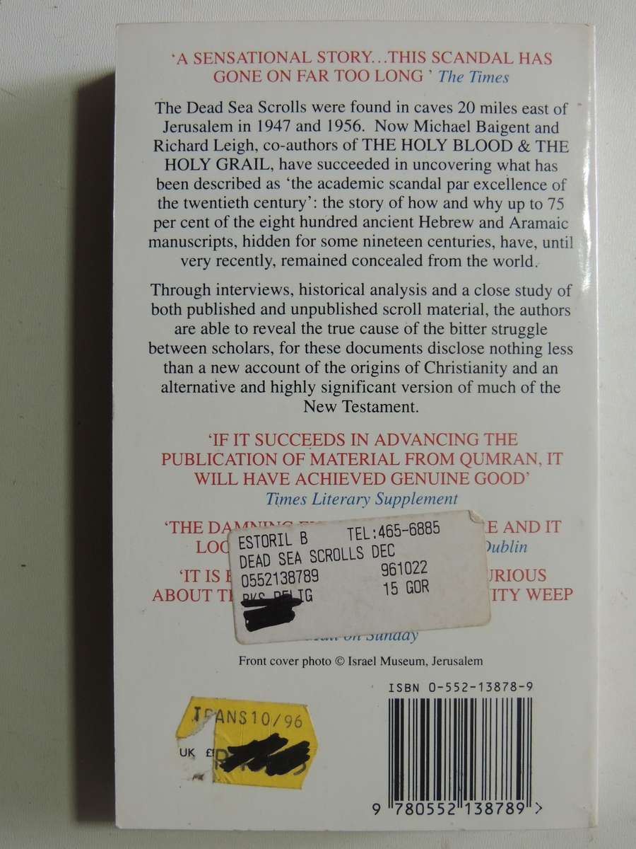 The Dead Sea Scrolls Deception - Michael Baigent & Richard Leigh
