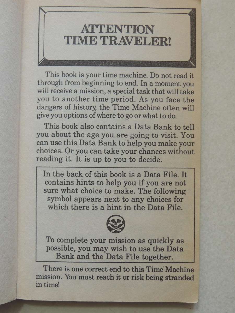 Time Machine 4: Sail With Pirates- Jim Gasperini      Game Book