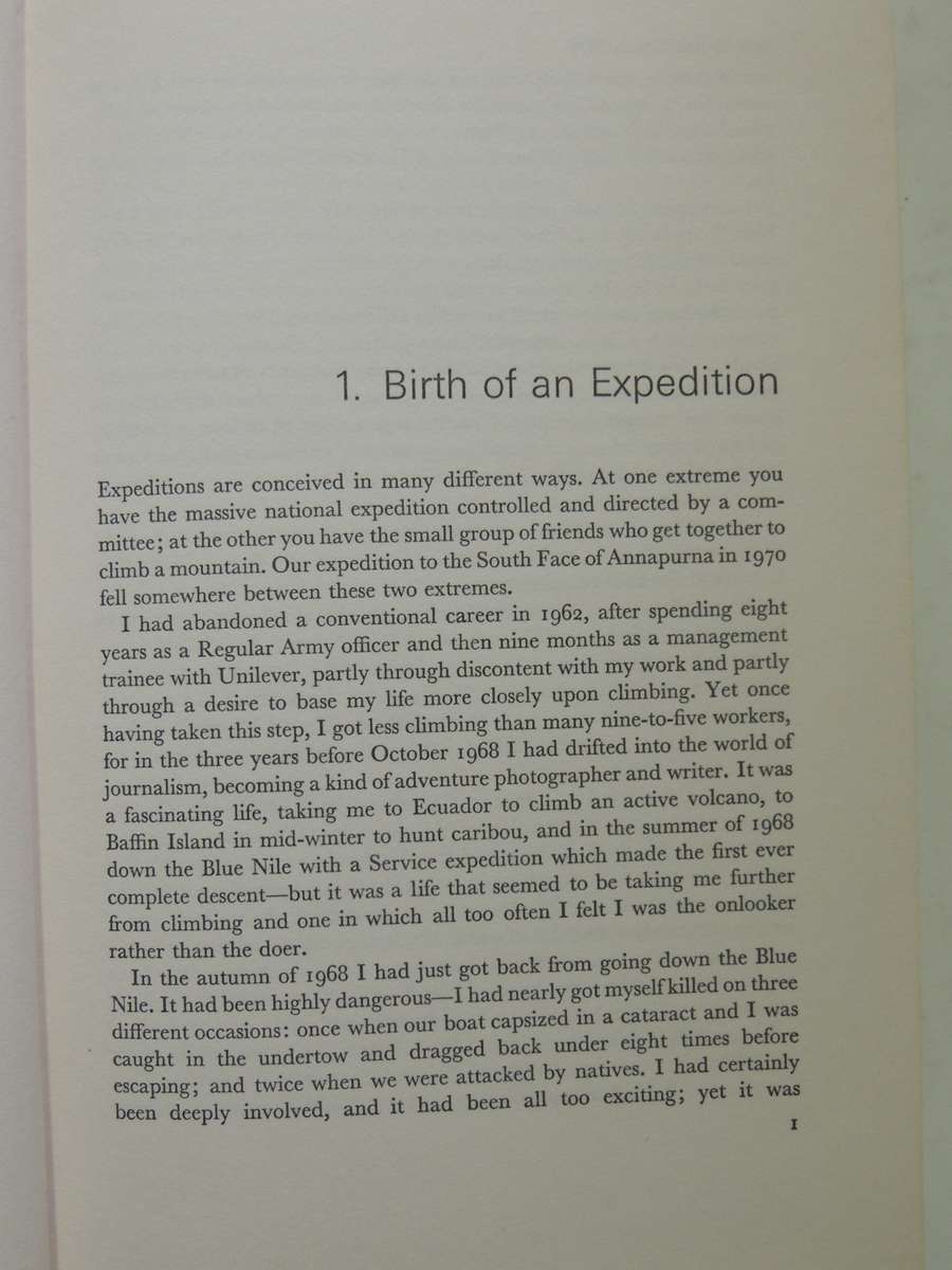 Annapurna South Face - Chris Bonington