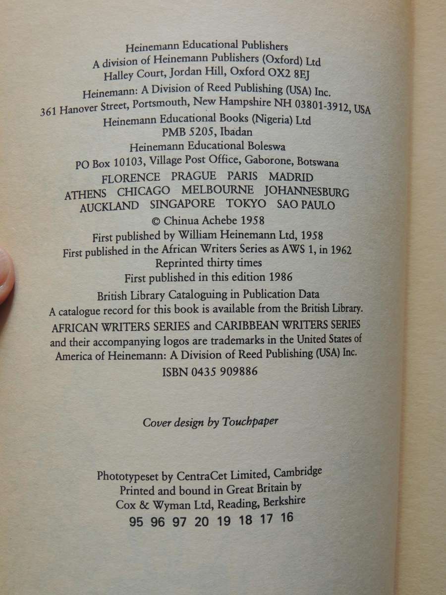 African Writers Series: Things Fall Apart - Chinua Achebe