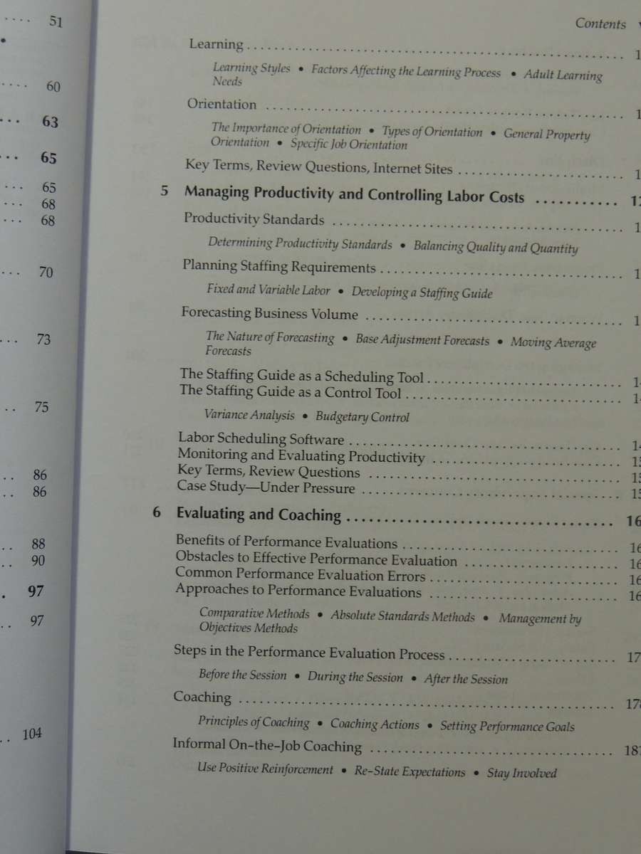 Supervision In The Hospitality Industry (3rd Edition) - Raphael R. Kavanaugh & Jack D. Ninemeier