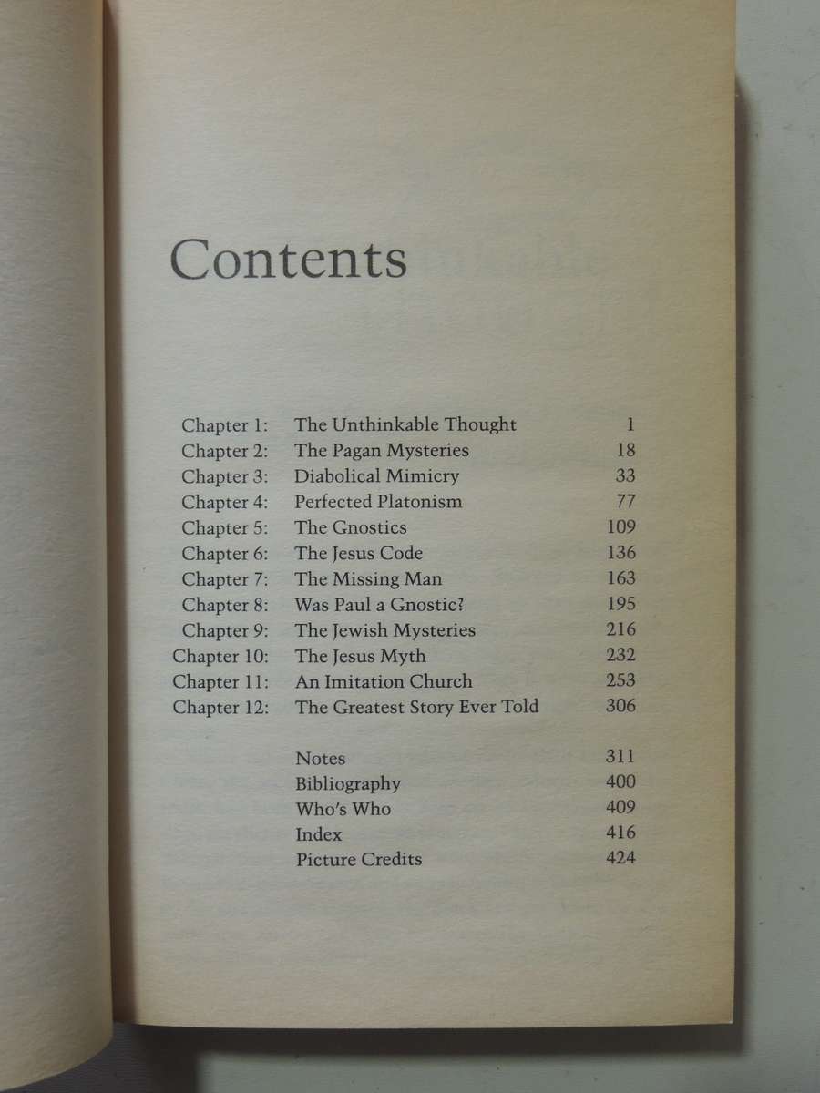 The Jesus Mysteries: Was The Original Jesus A Pagan God? - Timothy Freke & Peter Gandy