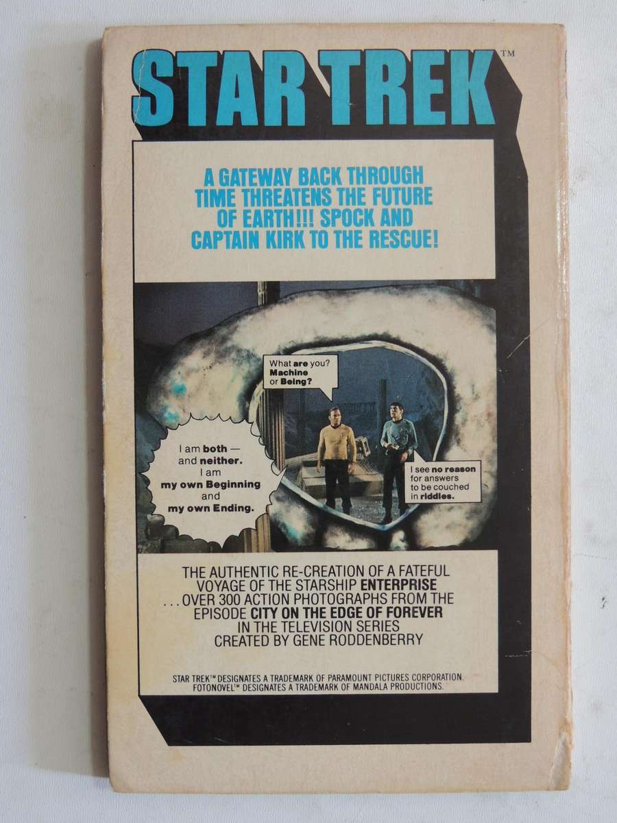 Star Trek Fotonovel #1: City On The Edge Of Forever- Harlan Ellison