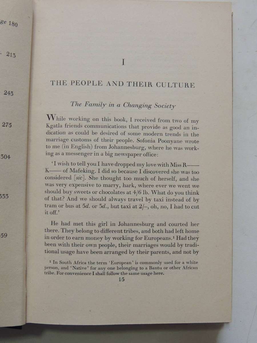 Married Life In An African Tribe (1st Edition 1940) -  I. Schapera